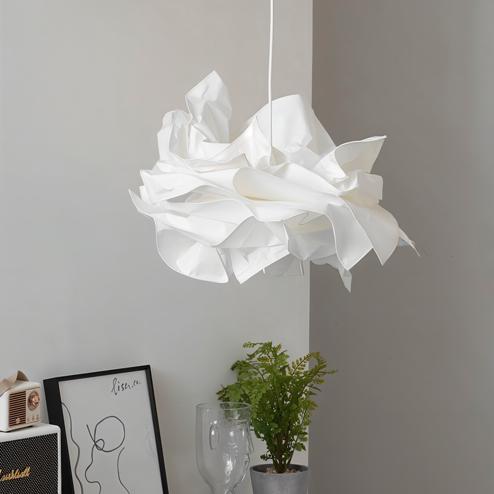 Creative Clouds Pendant Lamp – DIY Paper Ceiling Light with Artistic Appeal | Stornfield
