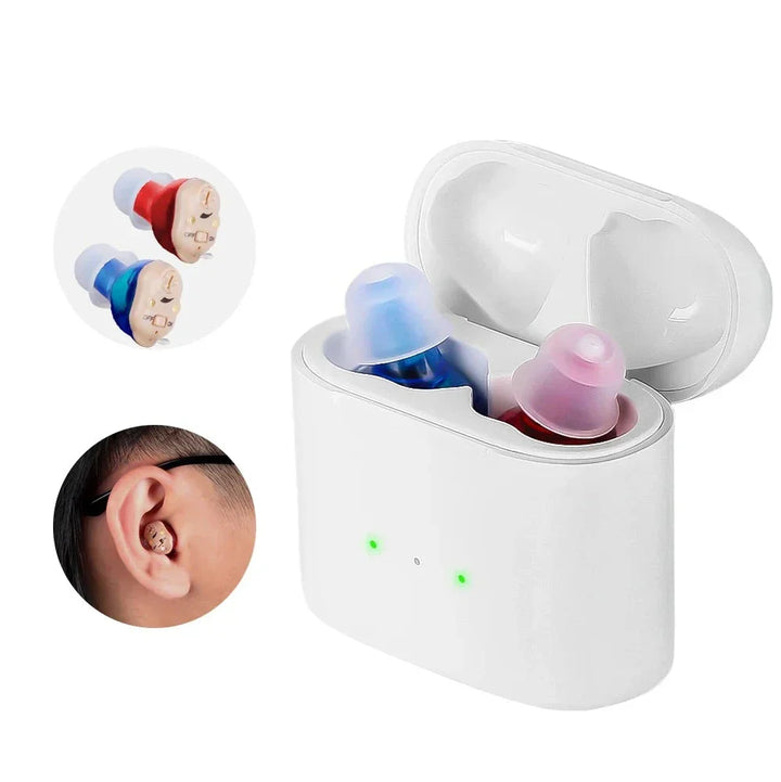 Stornfield | AUDIFINE | Hearing Aid for Seniors | Invisible Sound Amplifier