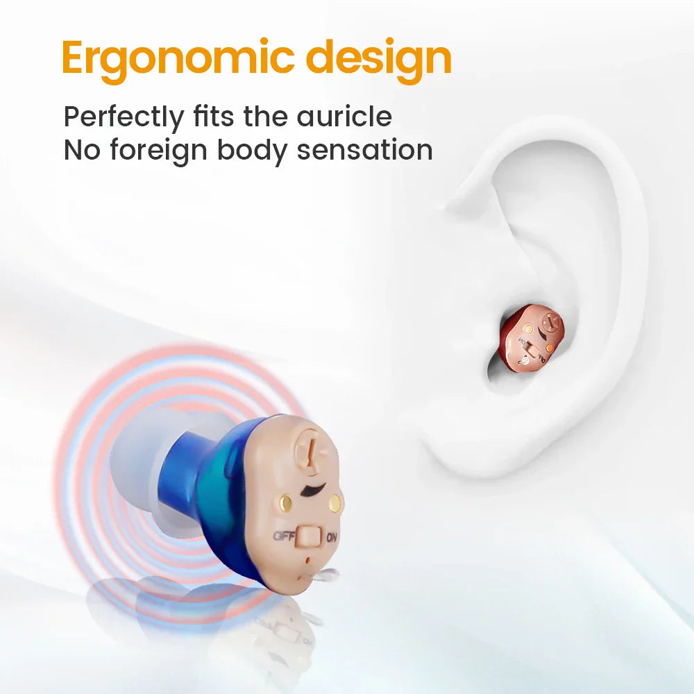 Stornfield | AUDIFINE | Hearing Aid for Seniors | Invisible Sound Amplifier
