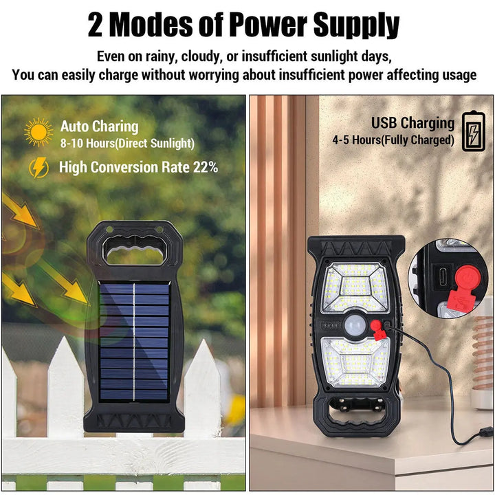 Stornfield | Outdoor Clip-On Solar Motion Detector Lights Waterproof