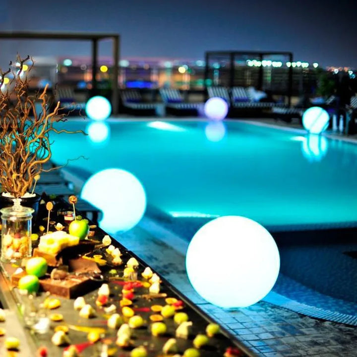 Stornfield | Waterproof Round LED Garden Light with 16 Colors and Remote Control - Perfect for Garden, Porch, and Parties