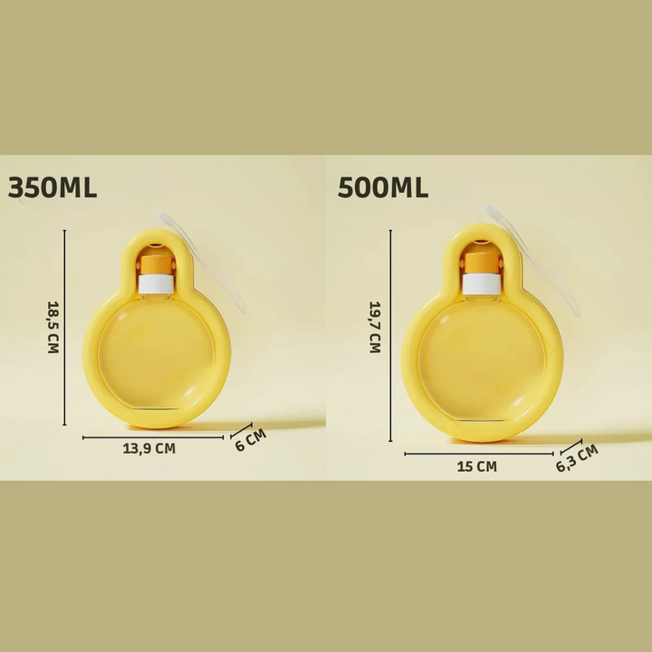 Outdoor dog water bottle 500 ml with bowl Stornfield