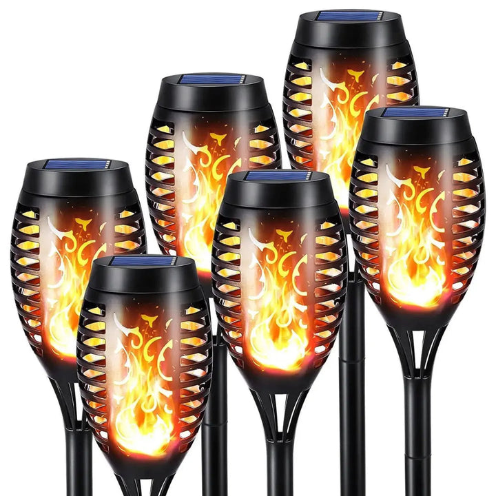 Solar-Powered LED Torches - SolarFlame | Stornfield