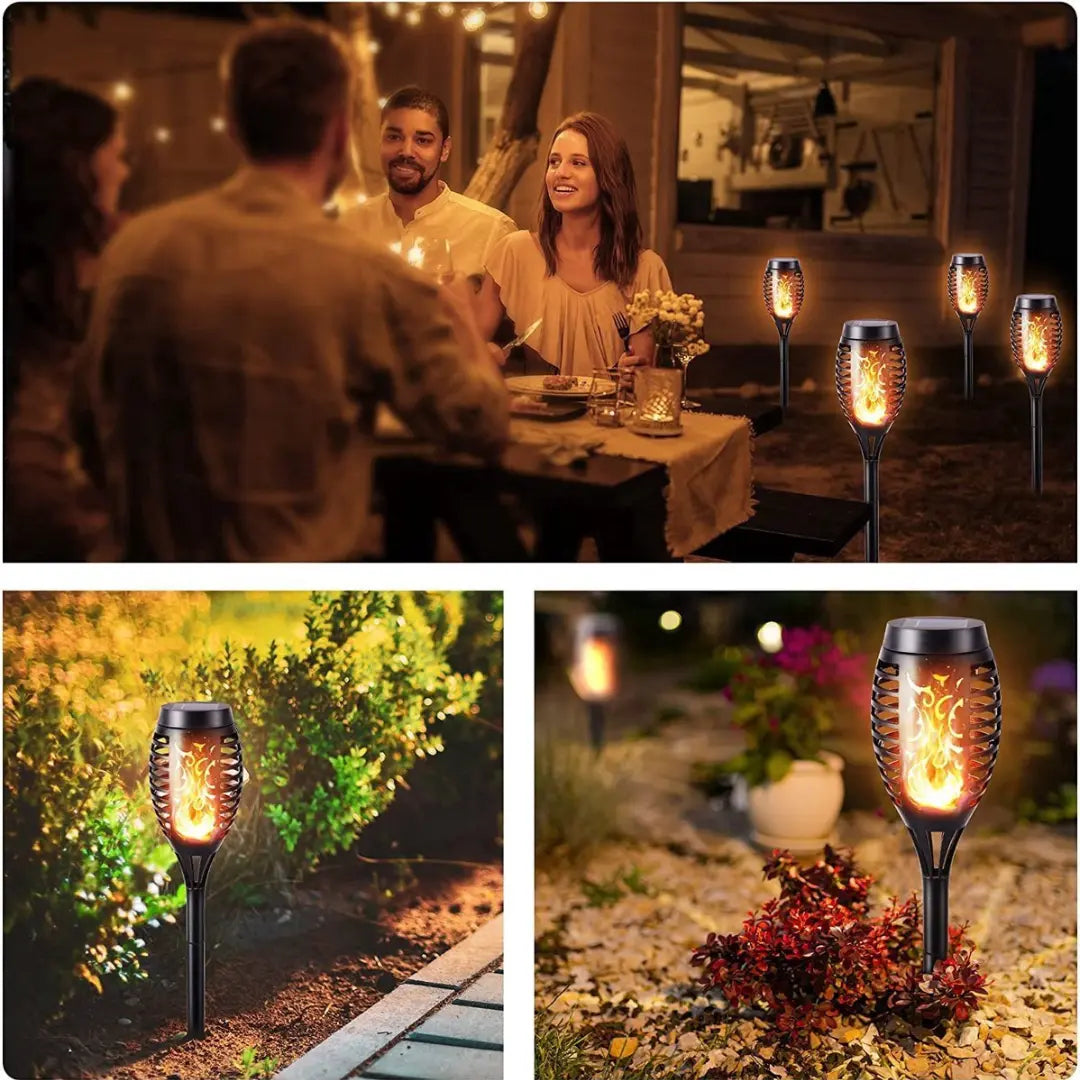 Solar-Powered LED Torches - SolarFlame | Stornfield