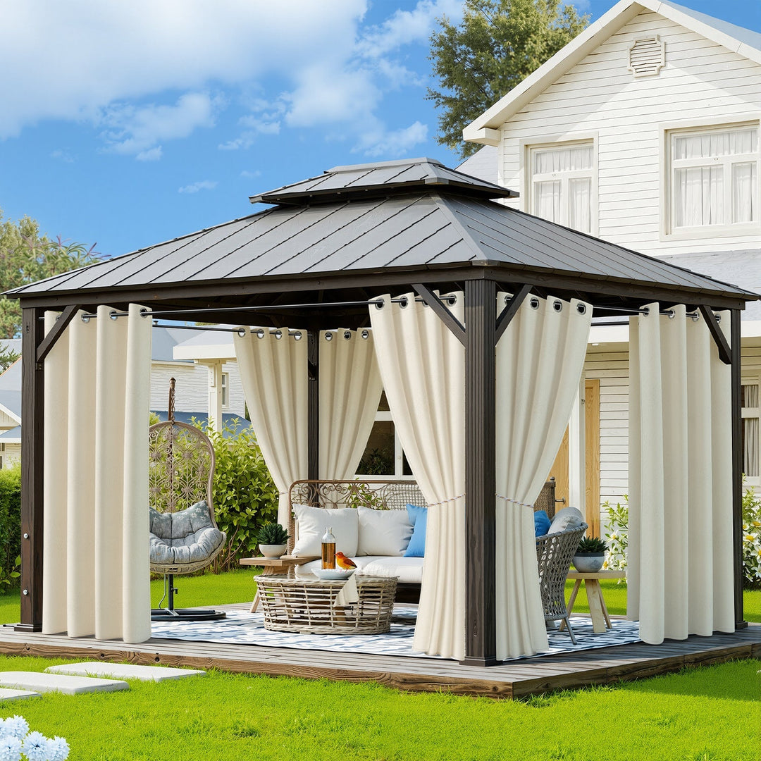 Outdoor Curtain Waterproof with Eyelets | Stornfield