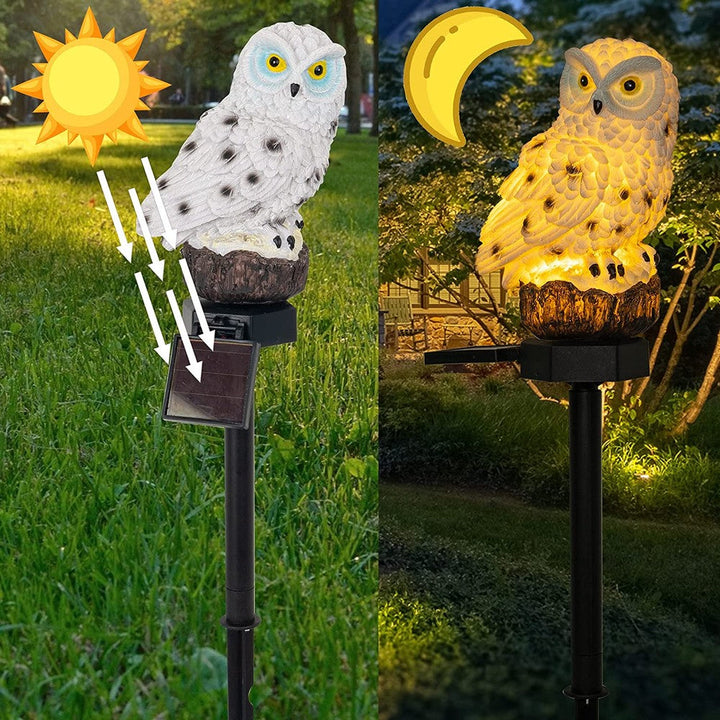 Enchanting Solar Owl Garden Light | Stornfield