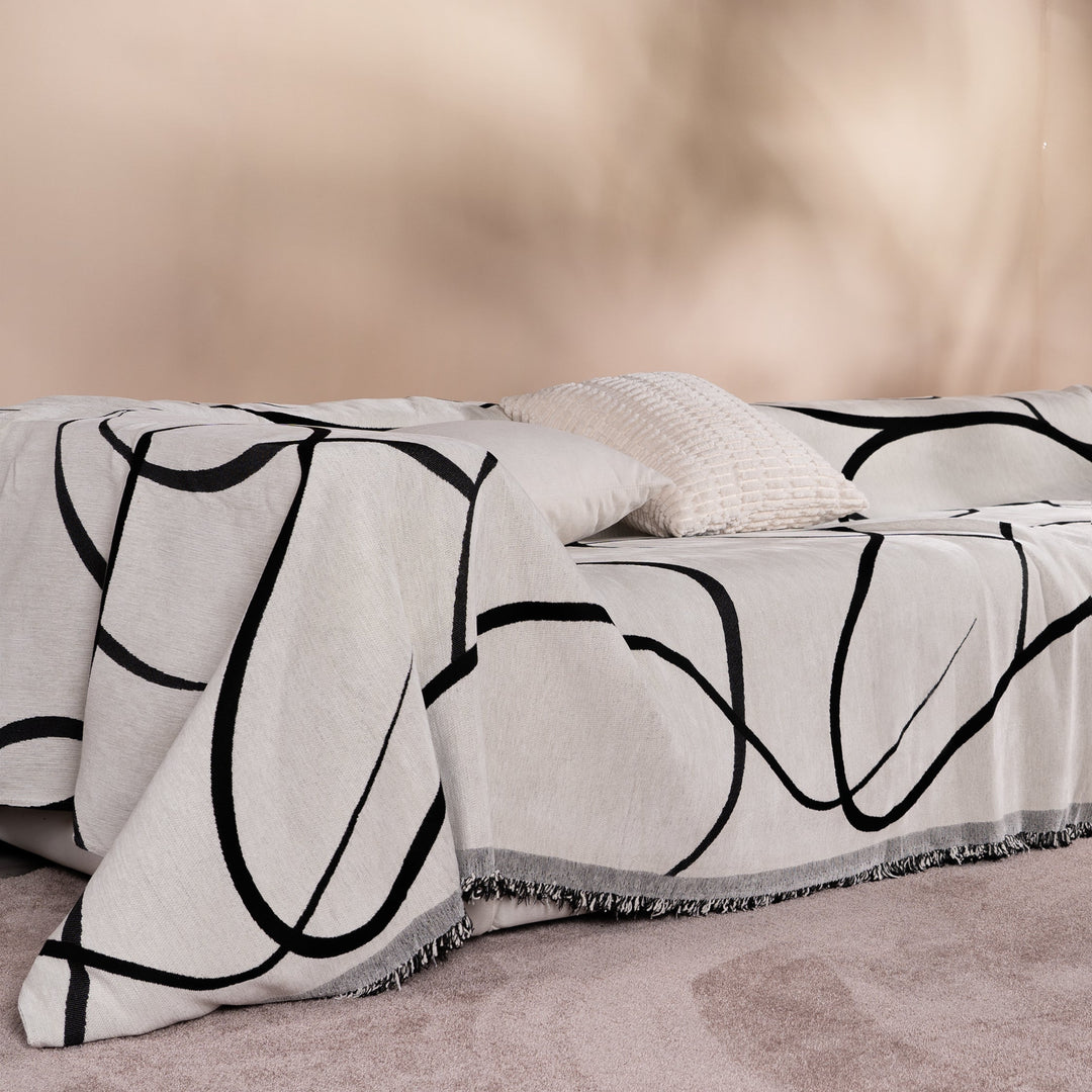 Geometric Boho Style Sofa Cover - Modern, Stylish & Durable Sofa Protection | Stornfield