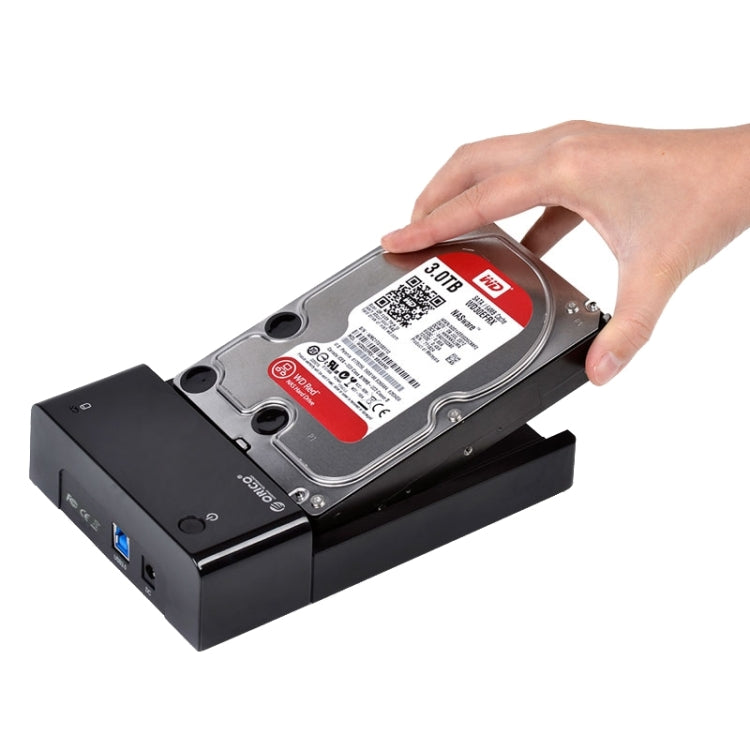 Stornfield | ORICO 6518US3 USB 3.0 Type-B 2.5 / 3.5 Inch Tool-Free HDD Docking Station External Storage Enclosure Hard Drive Case (Black)
