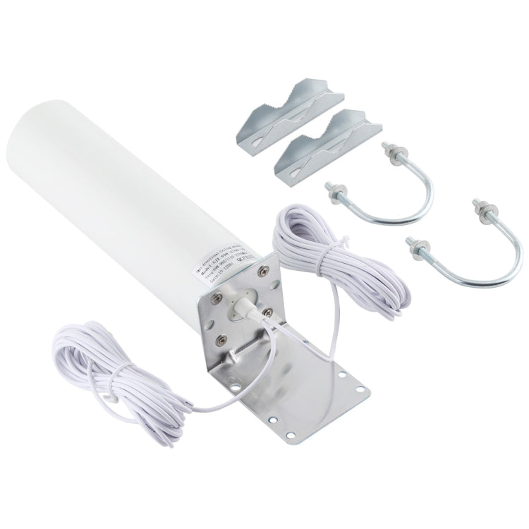 Stornfield | 4G LTE WiFi 12DBi Omni Outdoor Antenna with CRC9 Male (White)