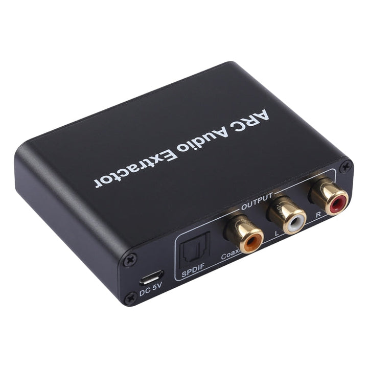 Stornfield | Audio Extractor ARC 192KHz HDMI ARC to SPDIF + Coaxial + L/R Audio Return Channel Converter Adapter