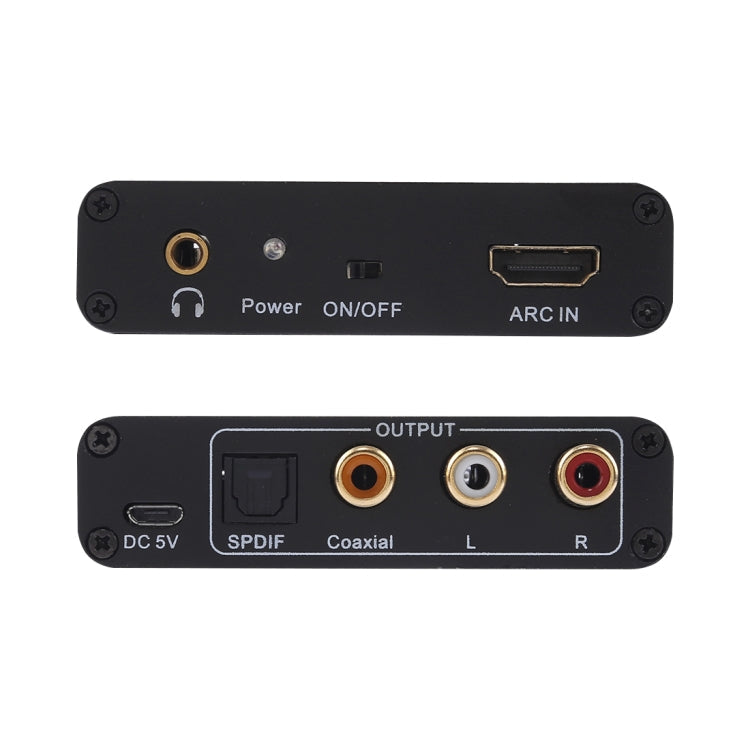 Stornfield | Audio Extractor ARC 192KHz HDMI ARC to SPDIF + Coaxial + L/R Audio Return Channel Converter Adapter