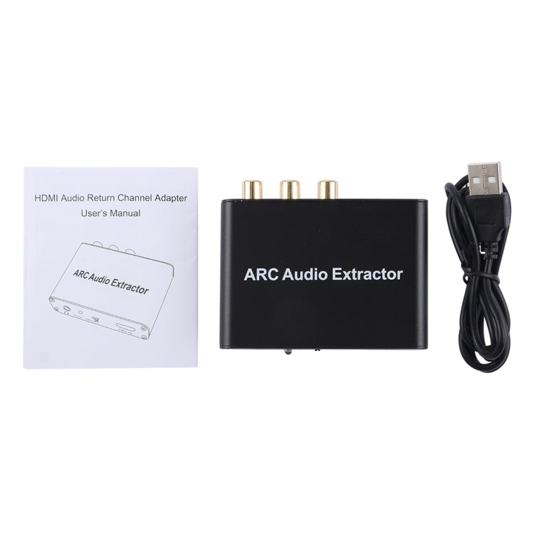 Stornfield | Audio Extractor ARC 192KHz HDMI ARC to SPDIF + Coaxial + L/R Audio Return Channel Converter Adapter