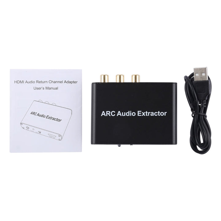 Stornfield | Audio Extractor ARC 192KHz HDMI ARC to SPDIF + Coaxial + L/R Audio Return Channel Converter Adapter