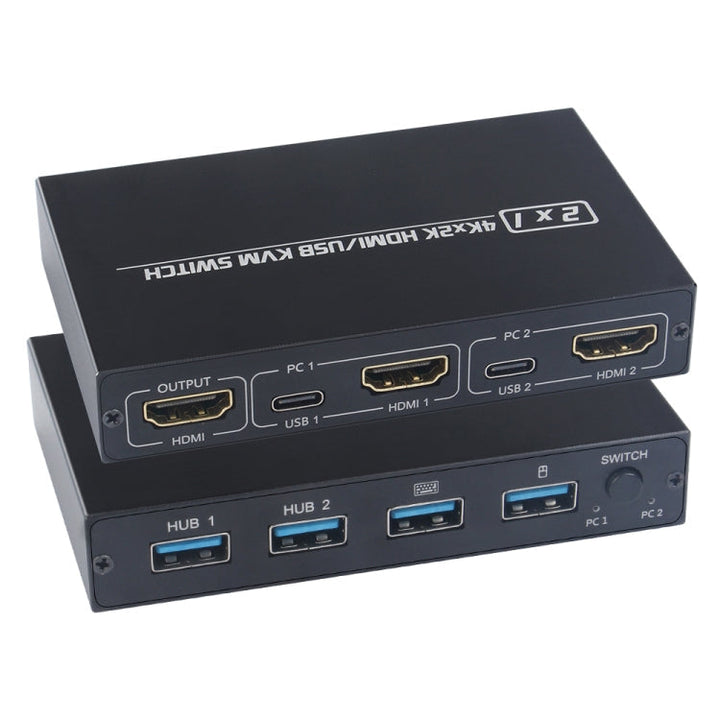 Stornfield | AM-KVM201CL 2x1 4Kx2K HDMI / USB / KVM Switch