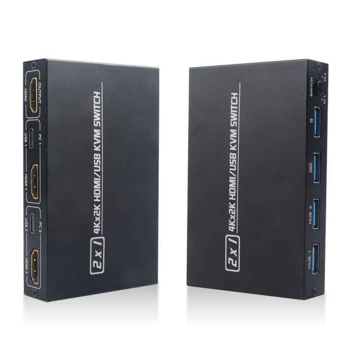 Stornfield | AM-KVM201CL 2x1 4Kx2K HDMI / USB / KVM Switch