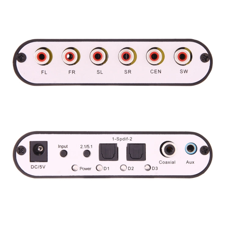 Stornfield | NEWKENG 51R DTS / AC3 to Analog 5.1 Audio / Stereo Audio Digital Audio Decoder Converter