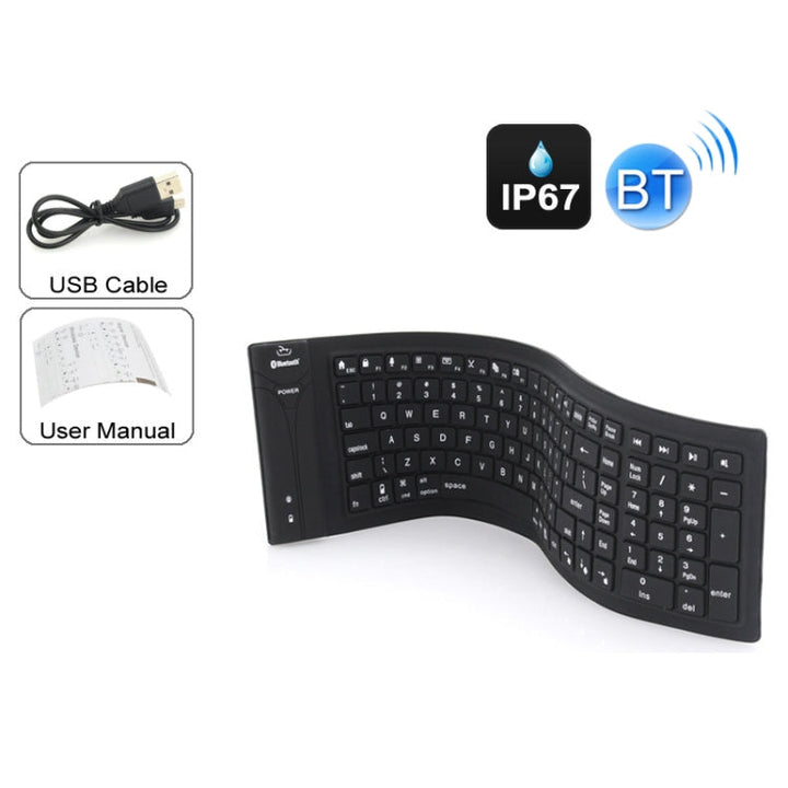 Stornfield | JA-11 108-Key Foldable Silicone Bluetooth Keyboard
