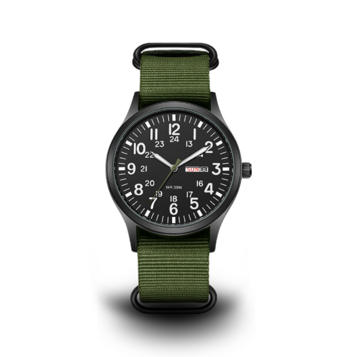 Stornfield | Men’s Rugged Outdoor Watch – Waterproof Military-Style Stainless Steel Timepiece