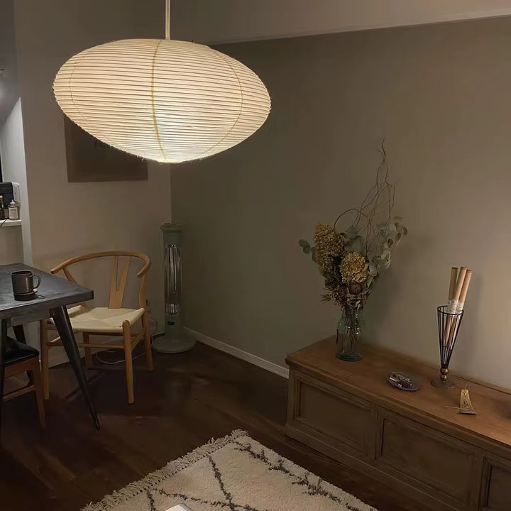 Modern Paper Lantern Pendant Ceiling Light – Inspired by Japanese Design | Stornfield