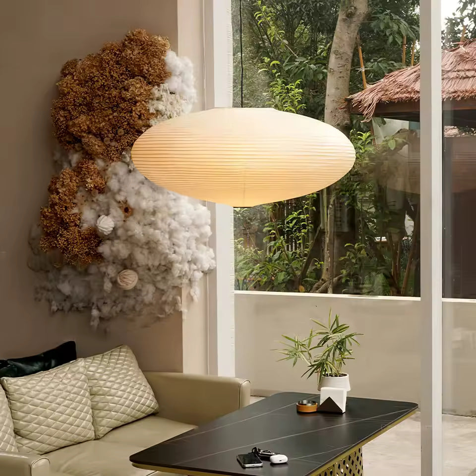Modern Paper Lantern Pendant Ceiling Light – Inspired by Japanese Design | Stornfield