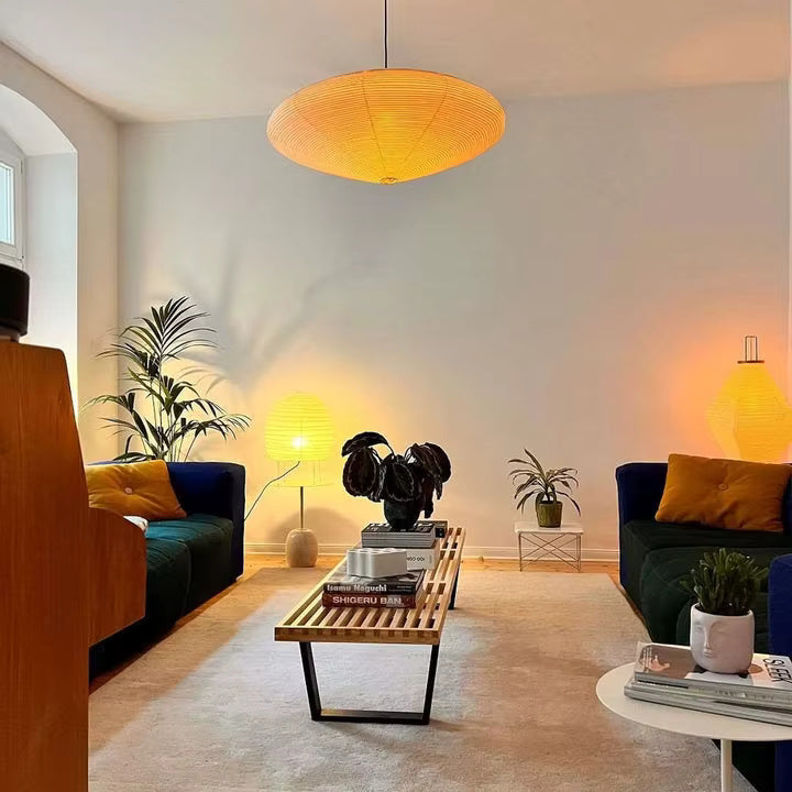 Modern Paper Lantern Pendant Ceiling Light – Inspired by Japanese Design | Stornfield