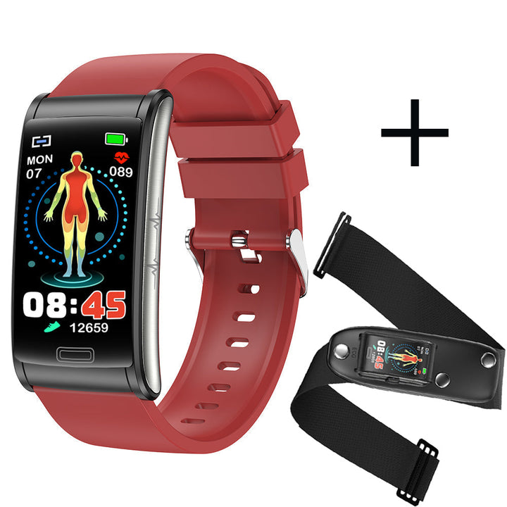 Stornfield | Bracelet Intelligent 3-Canaux EKG Tension Artérielle Oxygène Sanguin Sucre Sanguin Détection du Sommeil