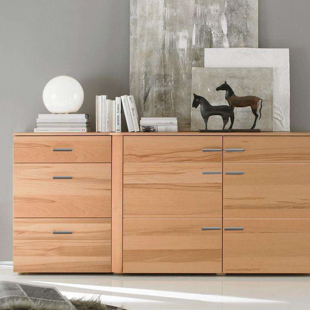 Stornfield | Brushed Nickel Stainless Steel Modern T-Bar Drawer Pulls