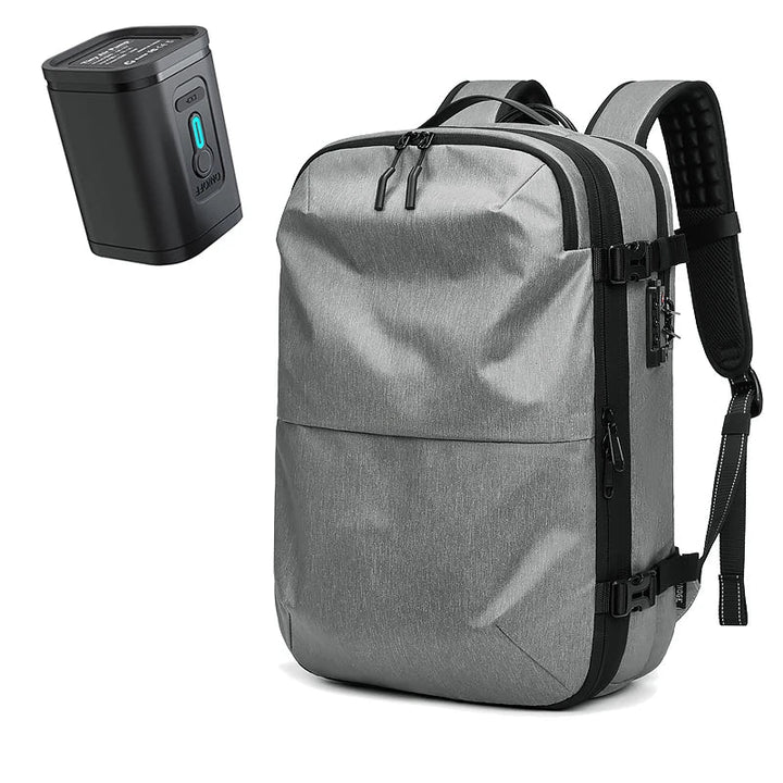 Packlite Slim – Waterproof compression backpack with USB connection for hand luggage | Stornfield