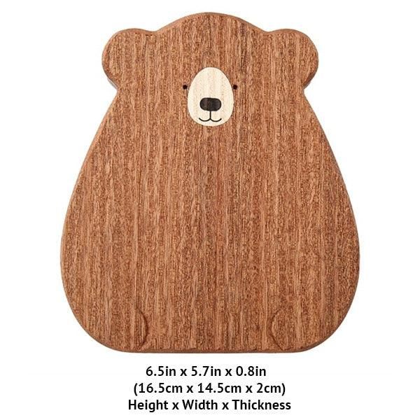 Papa Baby Mama Bear Wooden Serving Plate Cutting Board | Stornfield