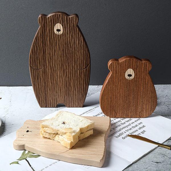 Papa Baby Mama Bear Wooden Serving Plate Cutting Board | Stornfield
