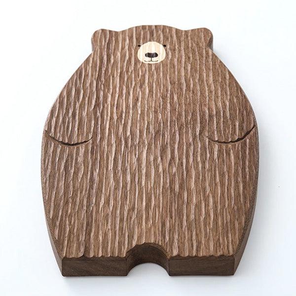 Papa Baby Mama Bear Wooden Serving Plate Cutting Board | Stornfield
