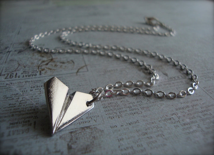 Paper Airplane Necklace | Stornfield