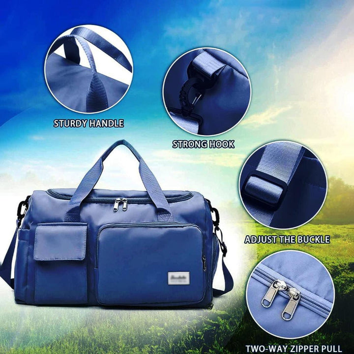 Travique Waterproof Sports and Travel Bag with Multiple Pockets | Stornfield