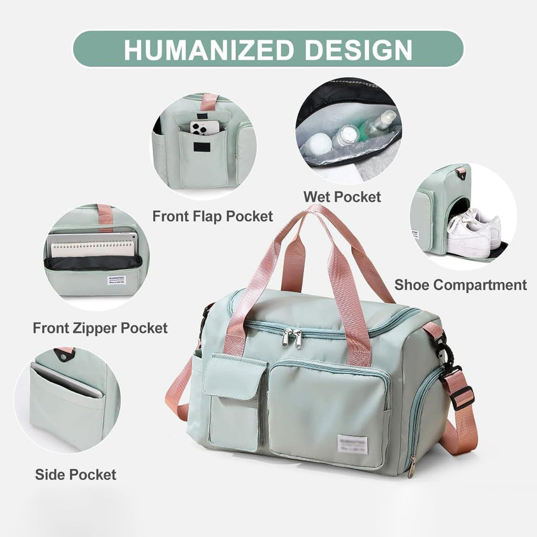 Travique Waterproof Sports and Travel Bag with Multiple Pockets | Stornfield