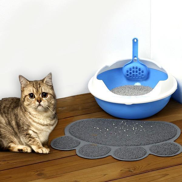 Paw Print Pet Feeding Litter Mat | Stornfield