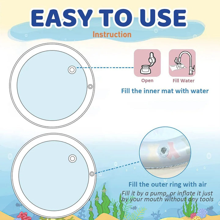 PawTide Cooling Water Bed for French Bulldogs – Summer Relief Pet Mat | Stornfield