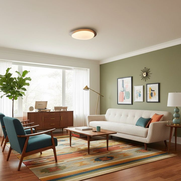 Flush Mount Pebble Metal Ceiling Light | Stornfield