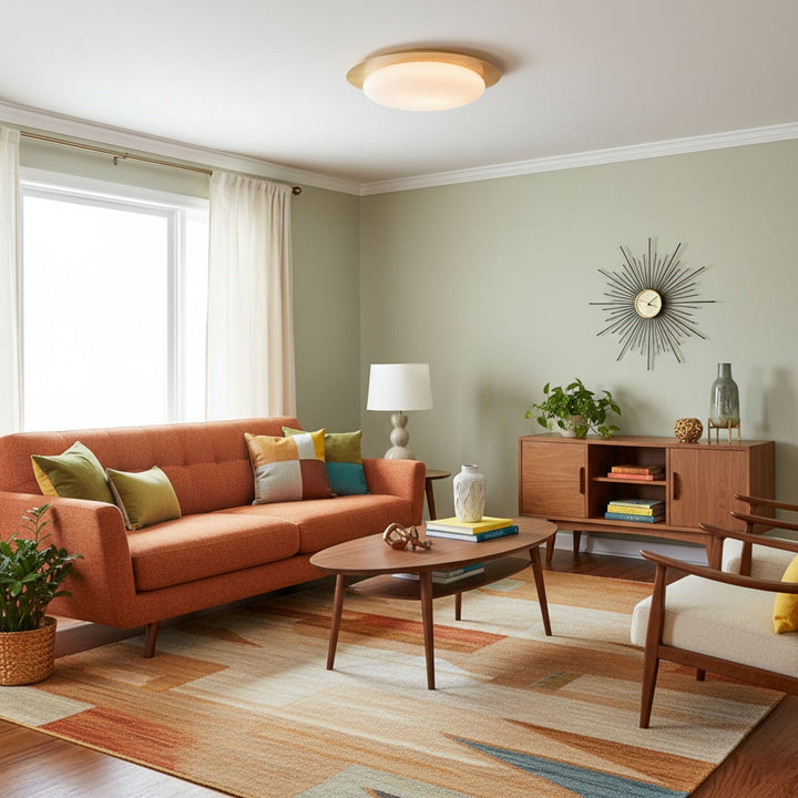 Flush Mount Pebble Metal Ceiling Light | Stornfield