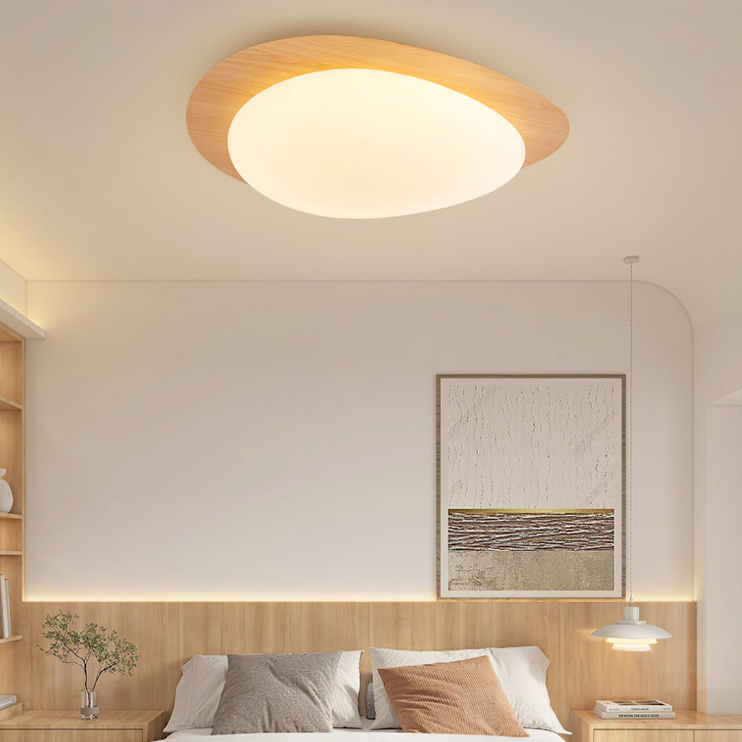 Flush Mount Pebble Metal Ceiling Light | Stornfield