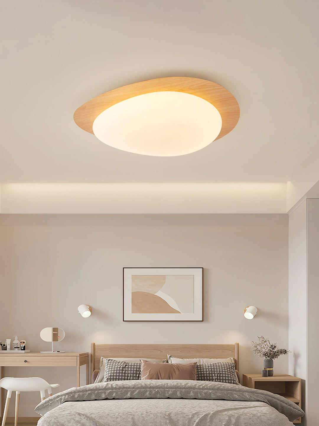 Flush Mount Pebble Metal Ceiling Light | Stornfield