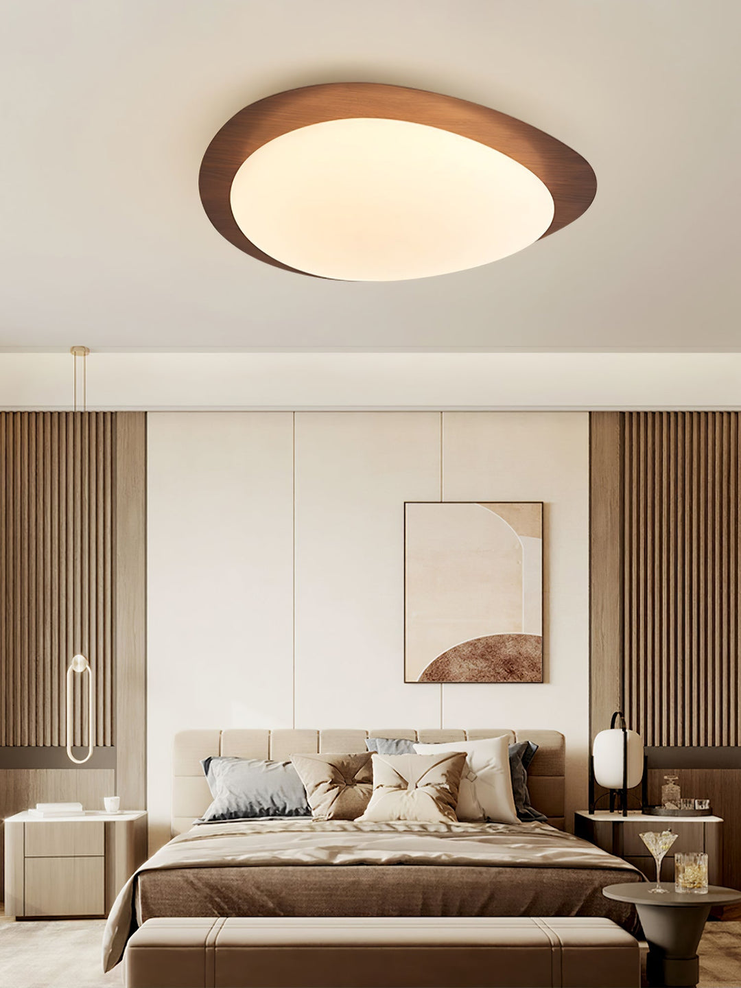 Flush Mount Pebble Metal Ceiling Light | Stornfield