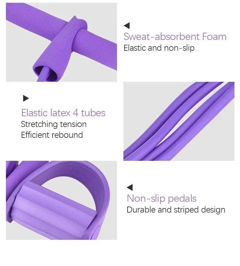 Stornfield | Pedal-Fitness band with ankle pull – Full body training anytime & anywhere