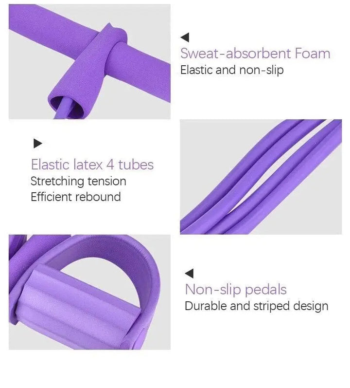 Stornfield | Pedal-Fitness band with ankle pull – Full body training anytime & anywhere