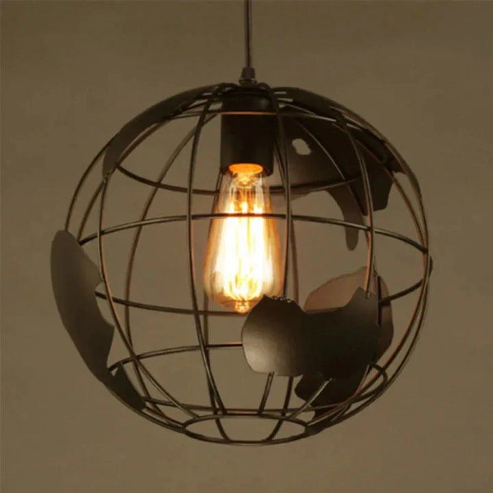 Kreative Erde Chandelier Pendant Light – Industrial Retro Design made of Metal | Stornfield