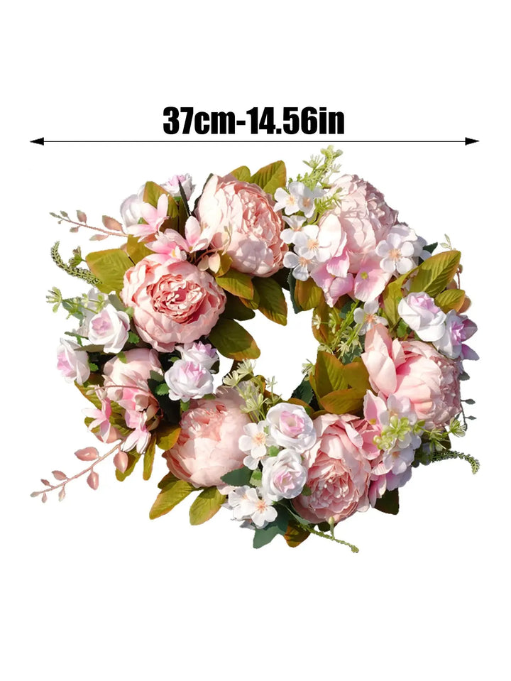 Stornfield | Artificial Wreath - AutumnBloom - Outdoor & Peonies - Cozy Autumn Decor