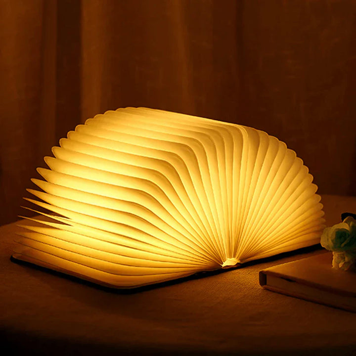 Foldable Book Lamp with Warm LED Lighting - StoryGlow | Stornfield