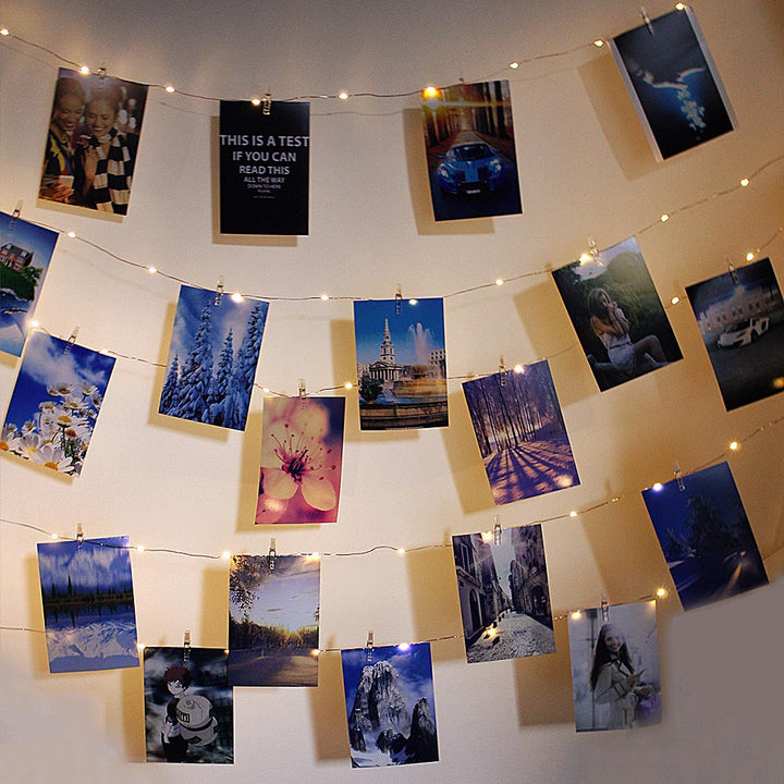 Stornfield | Photo wall fairy lights