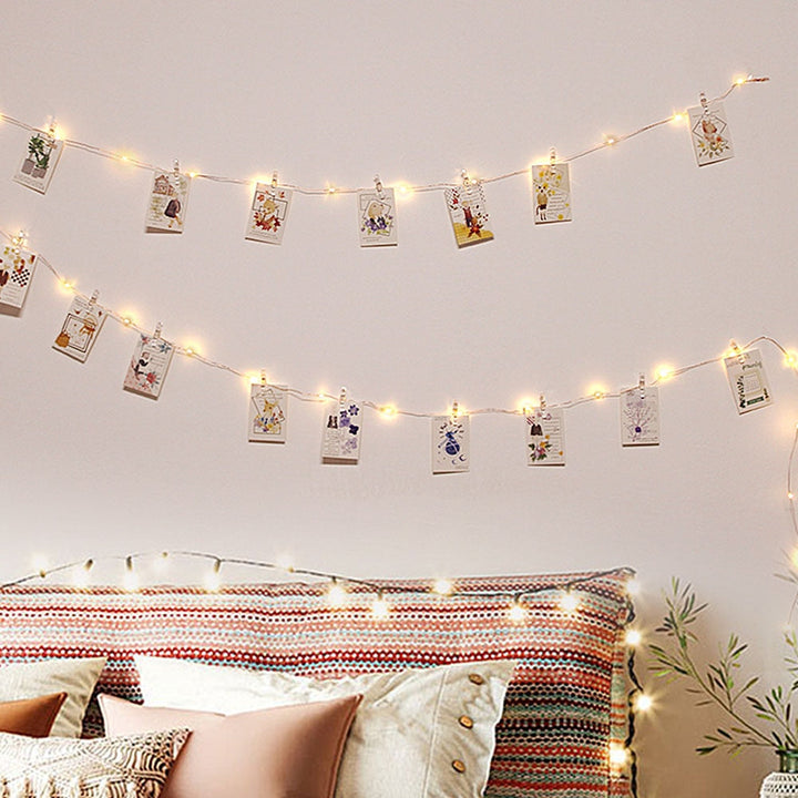 Stornfield | Photo wall fairy lights