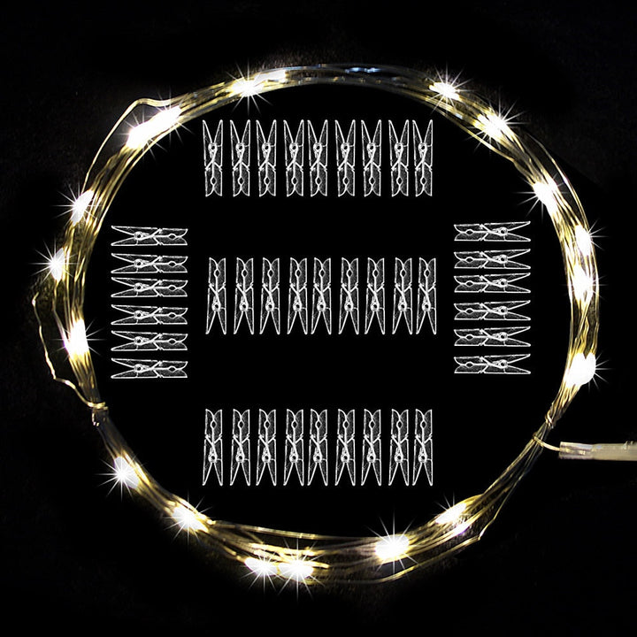 Stornfield | Photo wall fairy lights