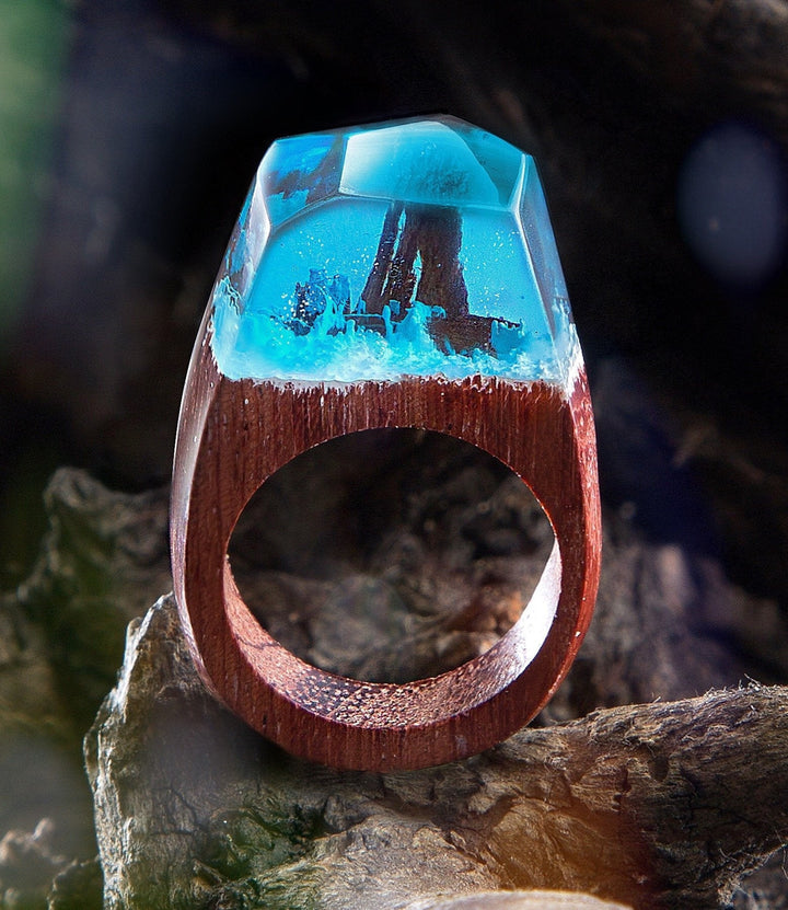 Siberia - Personalized Resin Wood Rings | Stornfield